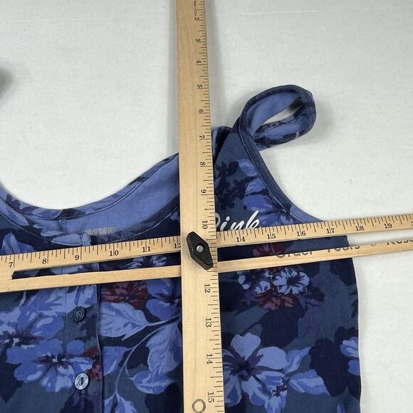 PINK Victorias Secret One Piece Pajama Suit FADED Floral Casual Lounge MEDIUM - Picture 8 of 13